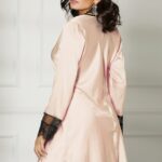 Shirley of Hollywood 31512 Blush/Black 3 Shop peignoirs at secretsofsilk. Com