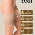 Gabriella Satin Thigh Band 510 Beige 3 Shop hosiery at secretsofsilk. Com