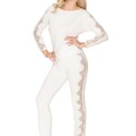 Irall Pandora Pyjama Ecru 2 Shop nightwear at secretsofsilk. Com