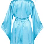 Beauty Night BN6666 Samira Peignoir Turquoise 5 Shop peignoirs at secretsofsilk. Com