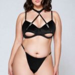 YesX YX871Q Hollow Cut Halter Bra Set 2 Shop bra sets at secretsofsilk. Com