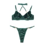 YesX YX873Q Hollow Cut Halter Bra Set 5 Shop bra sets at secretsofsilk. Com