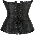 YesX YX886 Stunning Black Borcade Corset Up to 5XL 8 Shop corsets at secretsofsilk. Com