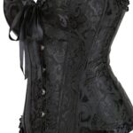 YesX YX886 Stunning Black Borcade Corset Up to 5XL 9 Shop corsets at secretsofsilk. Com