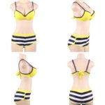 YesX YX963 Bikini 3 Piece Set Yellow 12 Shop swimwear at secretsofsilk. Com