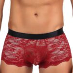 YesX YX976 Mens Boxer Brief Red/Black 5 Shop men's at secretsofsilk. Com