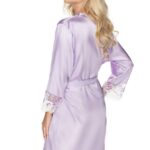 Irall Andromeda Dressing Gown Lavender 3 Shop peignoirs at secretsofsilk. Com