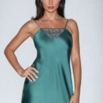 Irall Emerald I Nightdress Dark Green 5 Shop nightdresses at secretsofsilk. Com