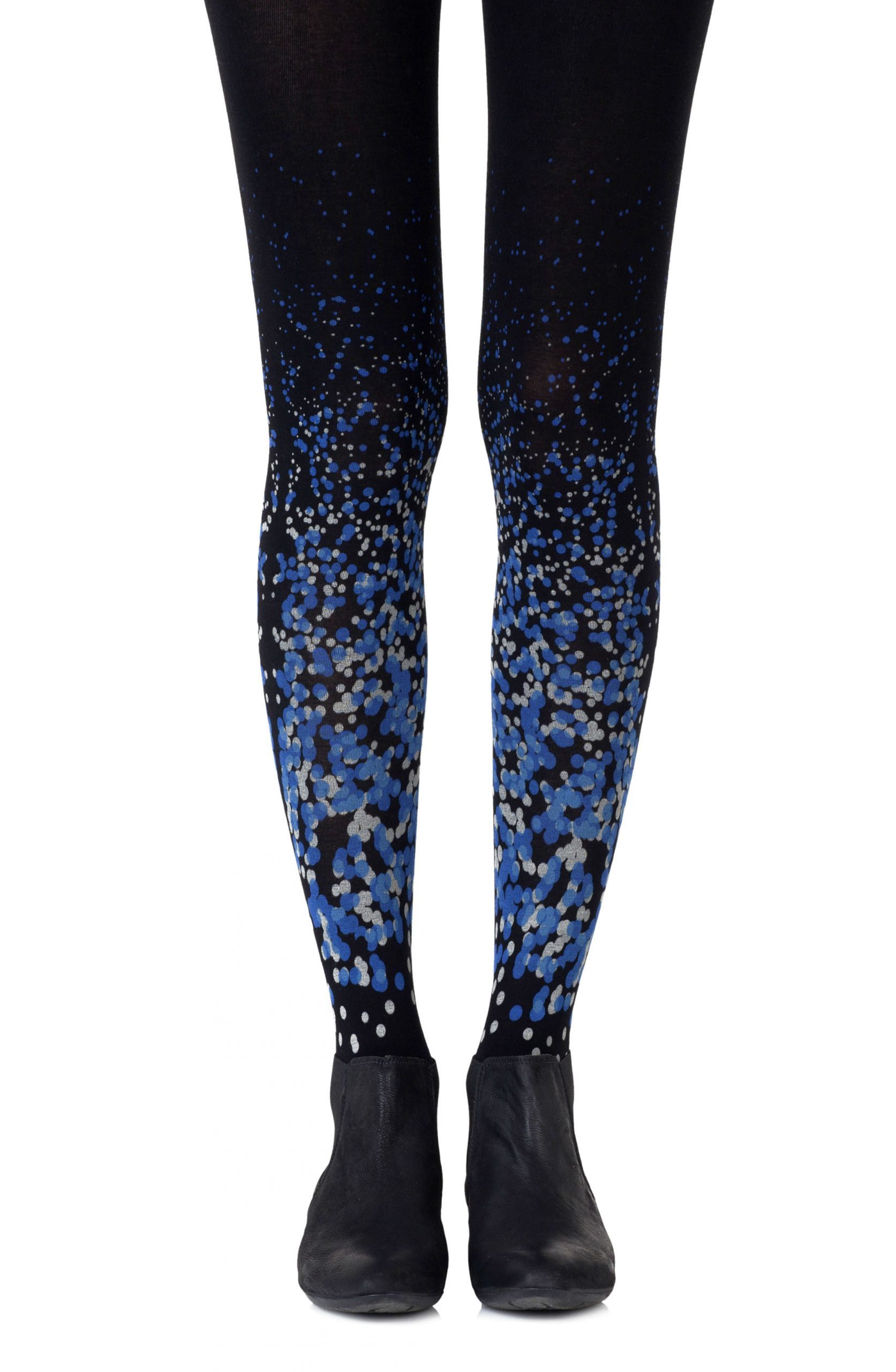 Zohara "Paint It Black" Tights 1 Shop tights at secretsofsilk. Com
