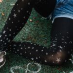 Zohara "Hollywood Boulevard" Black Tights 3 Shop tights at secretsofsilk. Com