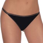Roza Lea Thong Black 2 Shop thongs at secretsofsilk. Com