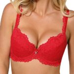 Roza Newia Red Push Up 4 Shop bra sets at secretsofsilk. Com