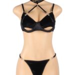 YesX YX871Q Hollow Cut Halter Bra Set 8 Shop bra sets at secretsofsilk. Com
